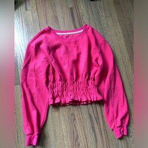 Maeve Pink Long Sleeve Top
